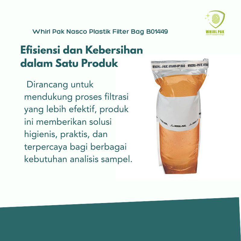 Nasco Plastik Filter Bag B01449